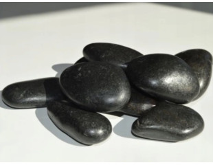 Marble black pebbles 20-40 mm