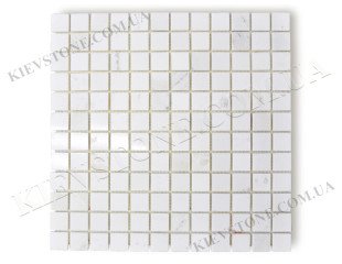 Marble mosaic Mix White B.I. 2,3х2,3х0,6 сm polished