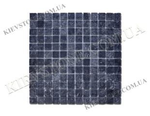 Marble mosaic Black 2,3х2,3х1сm tumbled