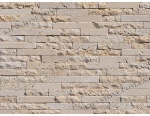 Travertine tumbled and antique, beige 2.3хLx1cm
