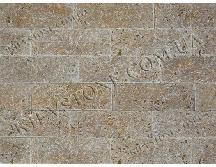 Travertine tumbled,brown 30х10х1 сm