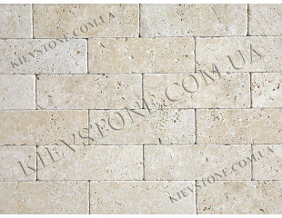 Travertine tumbled, beige 10х30,5х1 сm