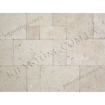 Travertine tumbled, beige 10х10, 10х20, 20х20 сm KievStone