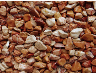 Marble yellow-brown pebbles Marble yellow-brown pebbles