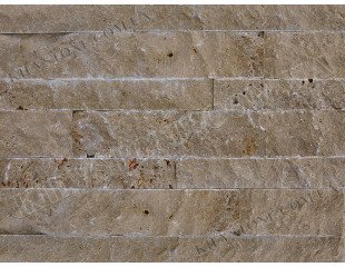 Travertine split, brown 5, 7.5хLх2.1 сm