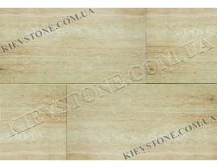 Travertine filled, vien cut, polished, beige 30х60х1.2 сm