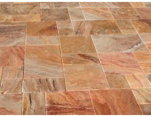Travertine tumbled, multicolour 20.3,40.6,61х20.3,40.6х1.2 сm Travertine tumbled, multicolour 20.3,40.6,61х20.3,40.6х1.2 сm