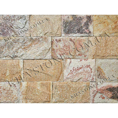 Сланець Болгарія "Вишня" зі сколом, 10хLсм KievStone