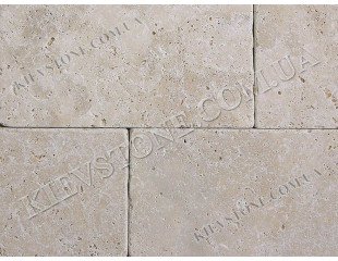 Travertine tumbled, beige 61х30.5х1.2 сm