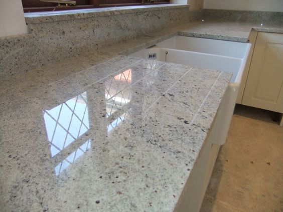 Granite countertop in a modern kitchen