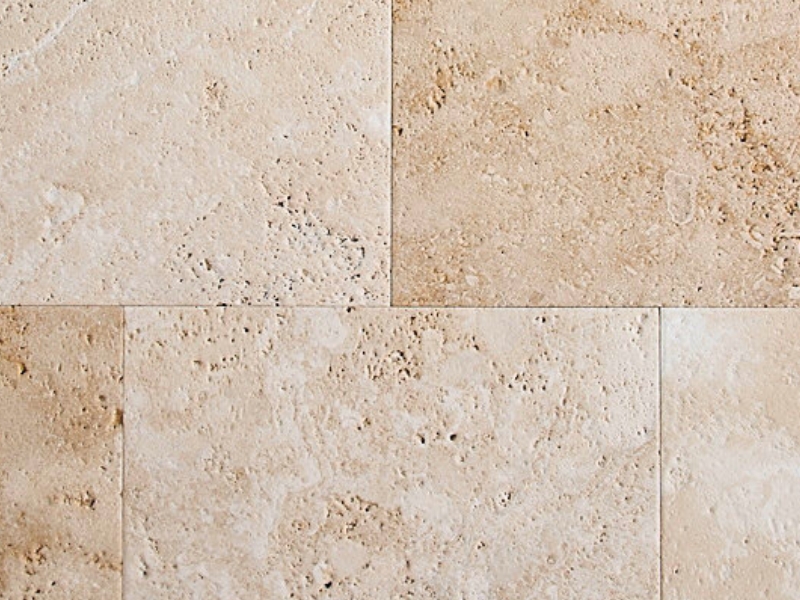 Travertine brushed, beige classic 30.5x61x1.2cm KievStone