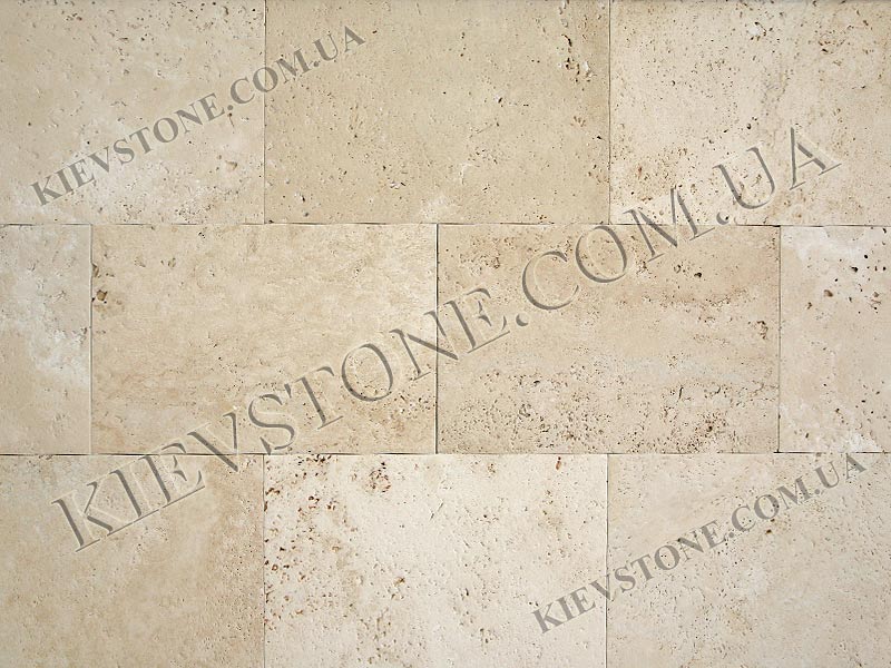 Travertine brushed, beige 20x30x1cm KievStone