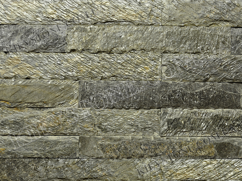 Slate India, Deoli Green with chiseled edge, 5хLcm KievStone