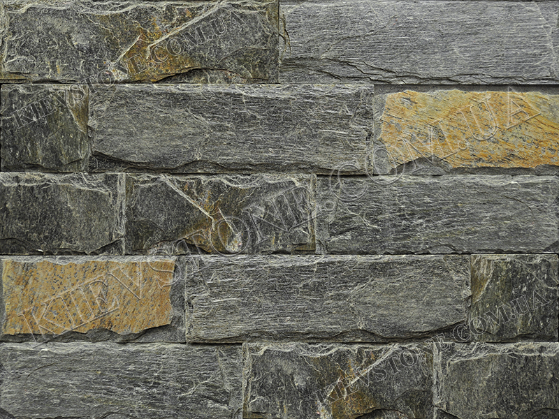 Slate India, Silver Shine with chiseled edge, 10хLcm KievStone