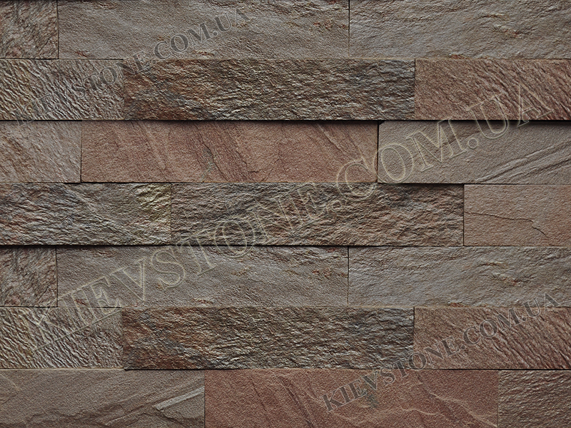 Slate India, Copper Red, 5хLсm KievStone