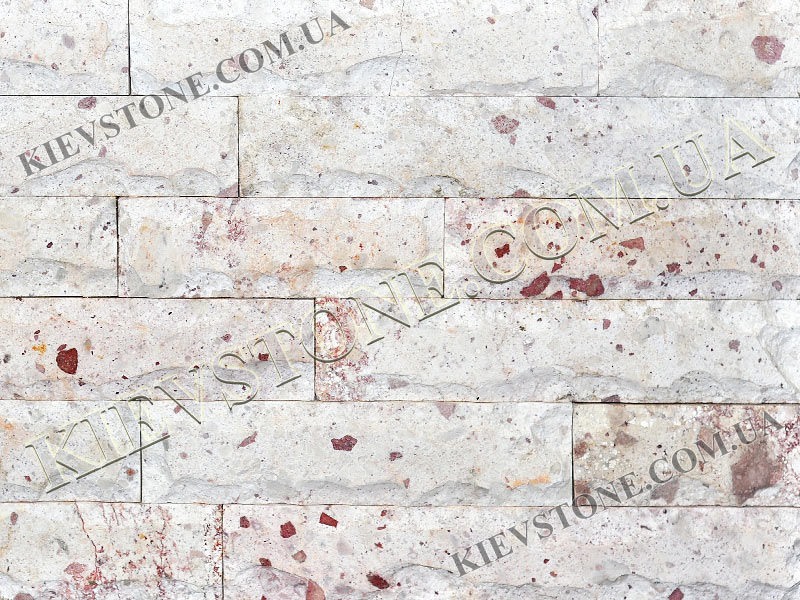 Липарит белый со сколом 5хL см KievStone