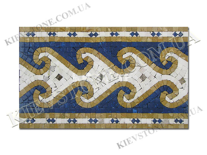 Мозаика из мрамора Белая MM-30 KievStone