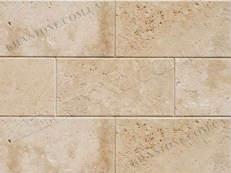 Travertine brushed, beige 20.3x40.6x1.2cm KievStone
