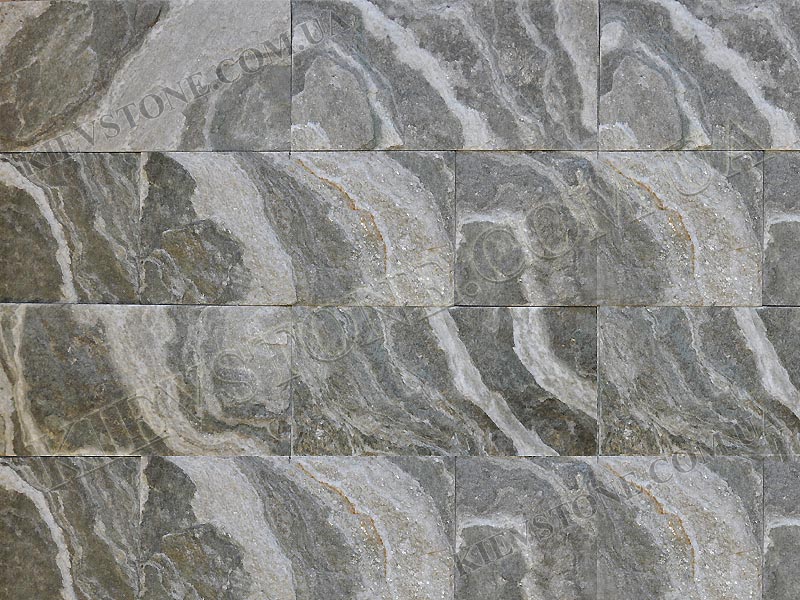 Сланець Сирія, Біло-зелений, 15х30см KievStone