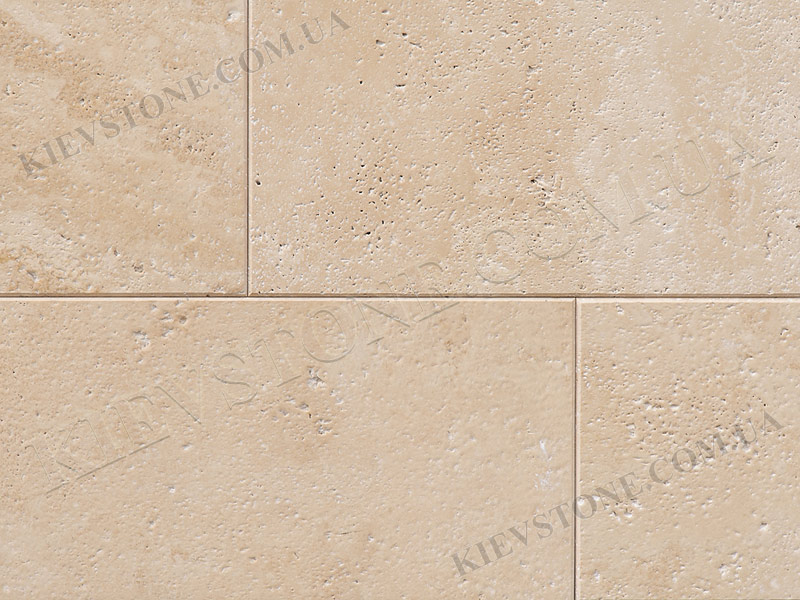Travertine brushed, beige 30.5x61x1.2cm KievStone