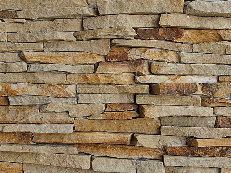 Sandstone butt yellow LxLx1-3сm KievStone