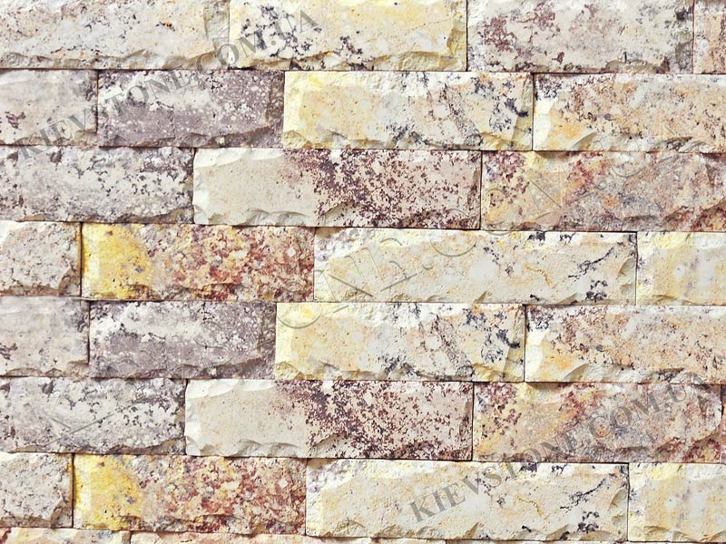 Липарит мультицвет со сколом 5хL см KievStone