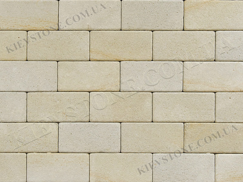 Sandstone white-yellow 6x12x1.5cm KievStone