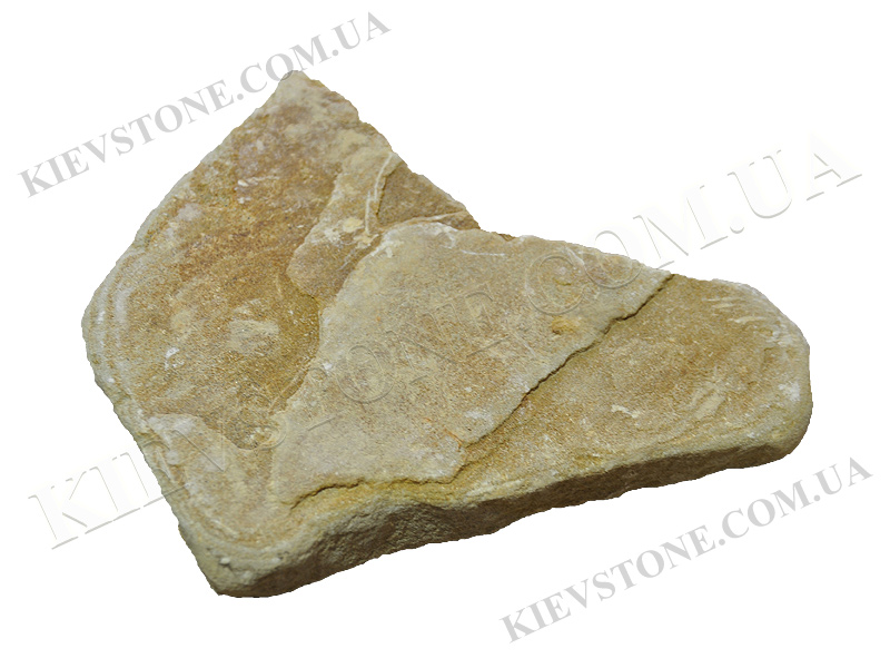 Quartzite yellow-grey LxLx2-3сm KievStone