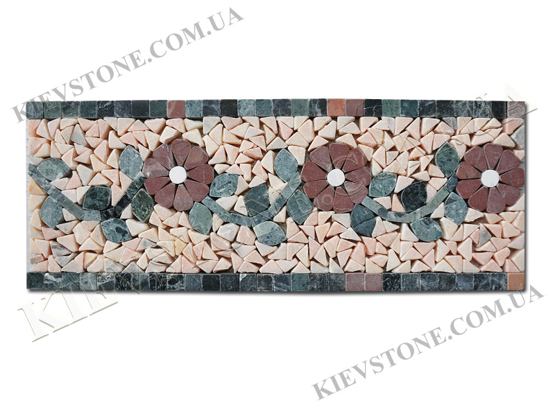 Мозаика из мрамора бежевого MM-76 KievStone