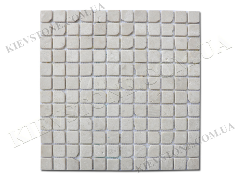 Marble mosaic Victory Beige 2,3х2,3х0,6 сm antique KievStone