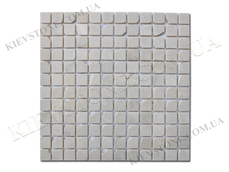 Marble mosaic Mix Beige 2,3х2,3х0,6 сm antique KievStone