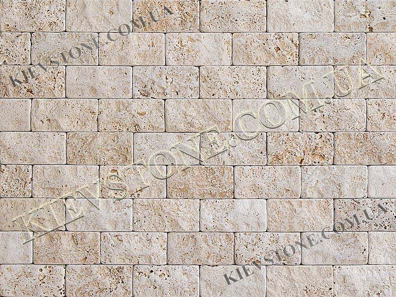 Travertine Antique, beige 5х10х1сm KievStone