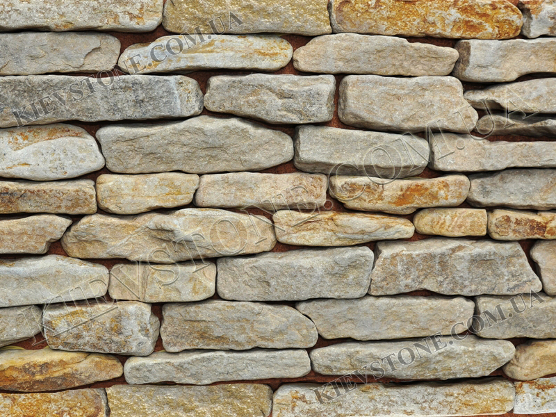 Sandstone yellow-grey 2-4xLx2-3cm KievStone
