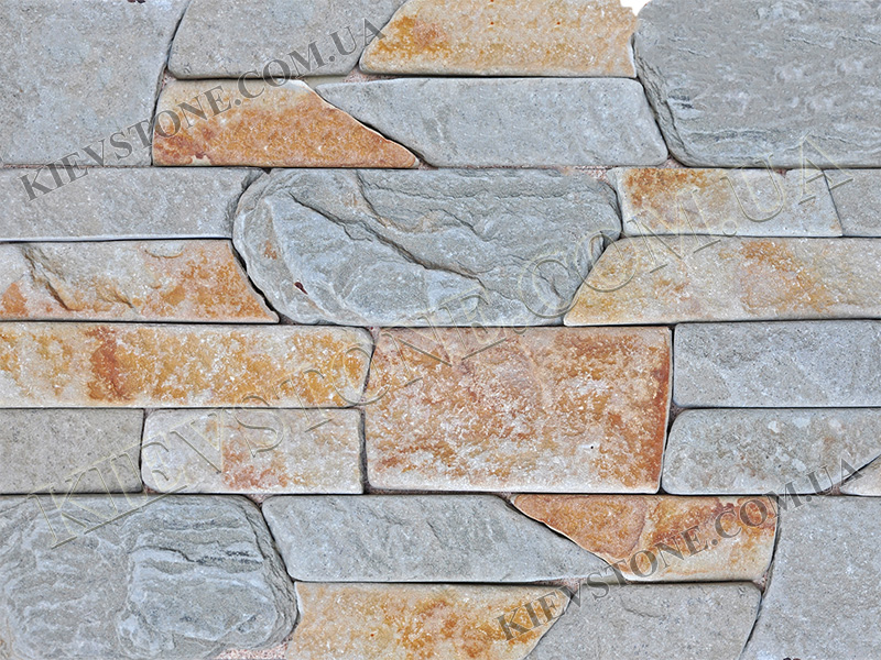 Sandstone grey-yellow 5,10xLx2cm KievStone