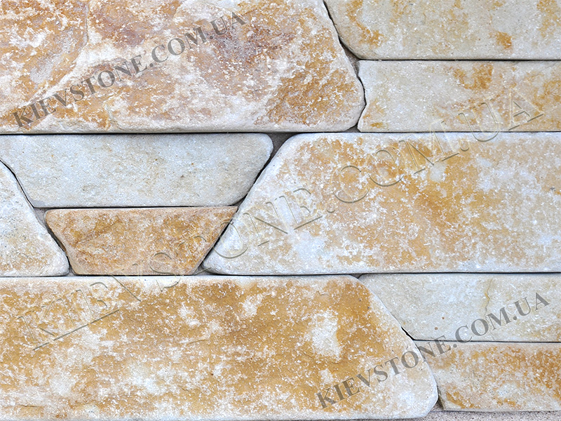 Sandstone yellow  5-10xLx2-4cm KievStone