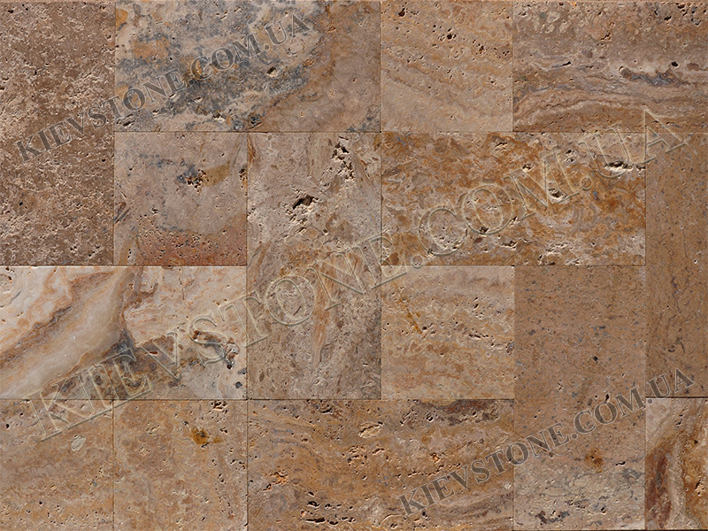 Travertine brushed Multicolor KievStone