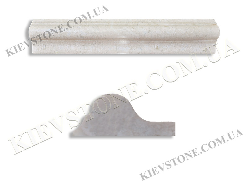Marble molding Desert Oasis 30,5x6x3 cm polished KievStone