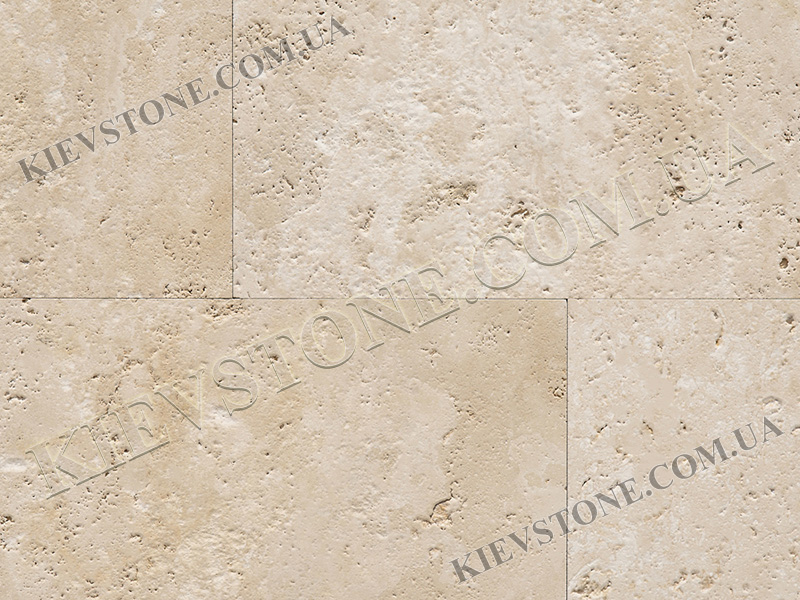 Travertine brushed, beige 40.6x61x1.2cm KievStone