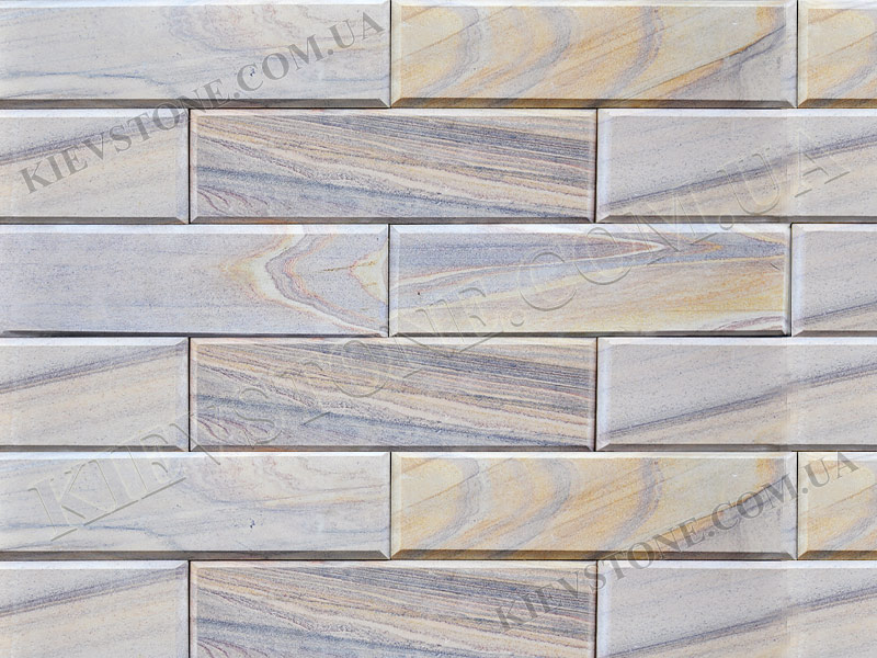 Sandstone Rainbow with chamfer 45 dg 7x30x2cm KievStone