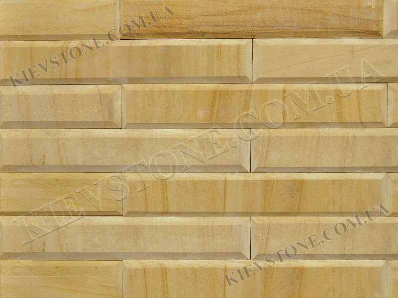 Sandstone Teakwood with chamfer 45 dg 5x30x2cm KievStone