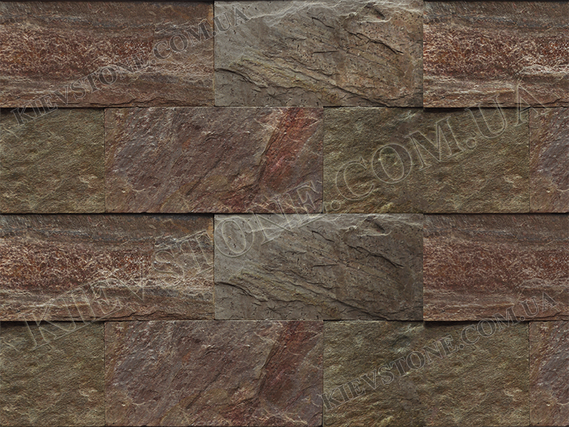Slate India, Copper Red, 15х30сm KievStone