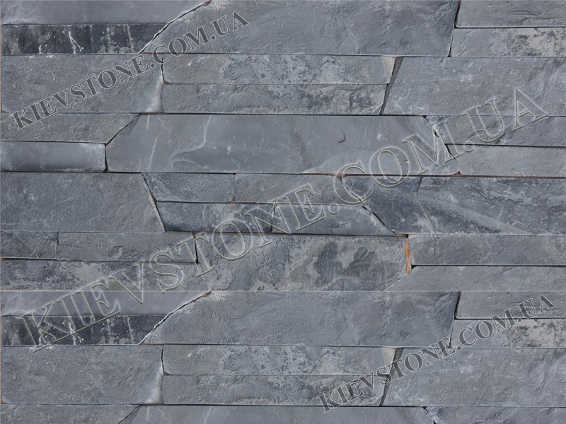 Zeolite black-grey-red 3,6xLx2cm KievStone
