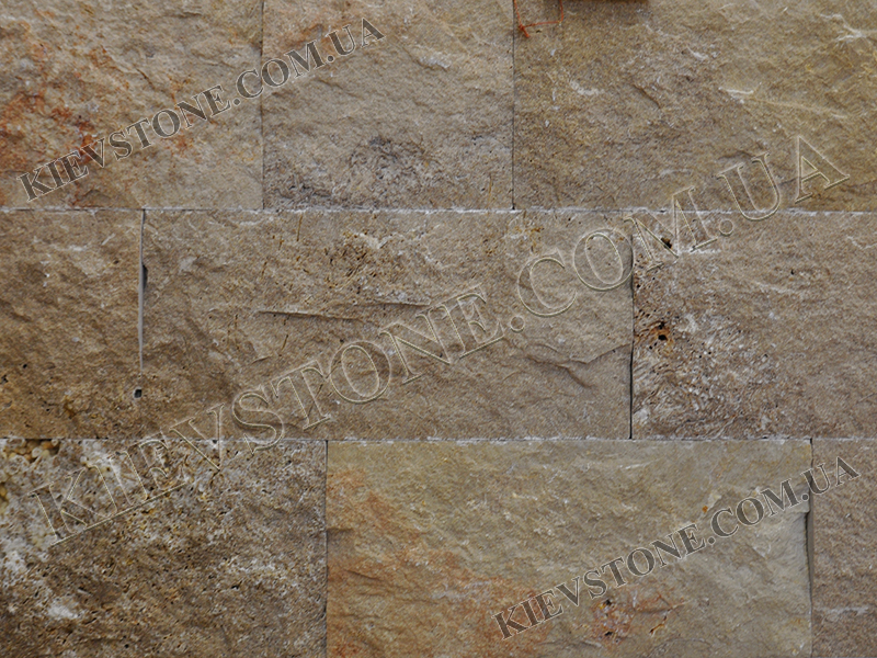 Travertine split, brown 20.3хLх2.1 сm KievStone