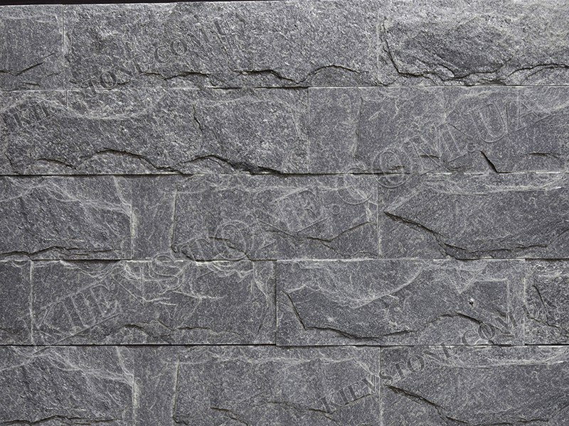 Slate India, Silver Grey with chiseled edge, 10хLcm KievStone