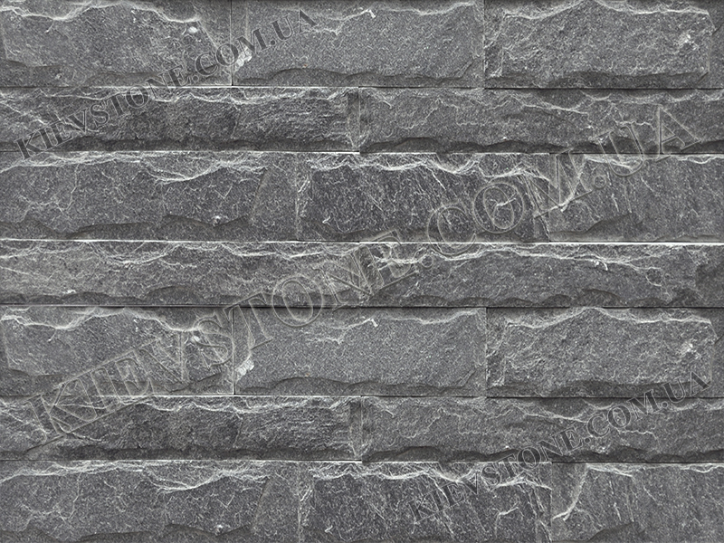 Slate India, Silver Grey with chiseled edge, 5хL;7хLcm KievStone
