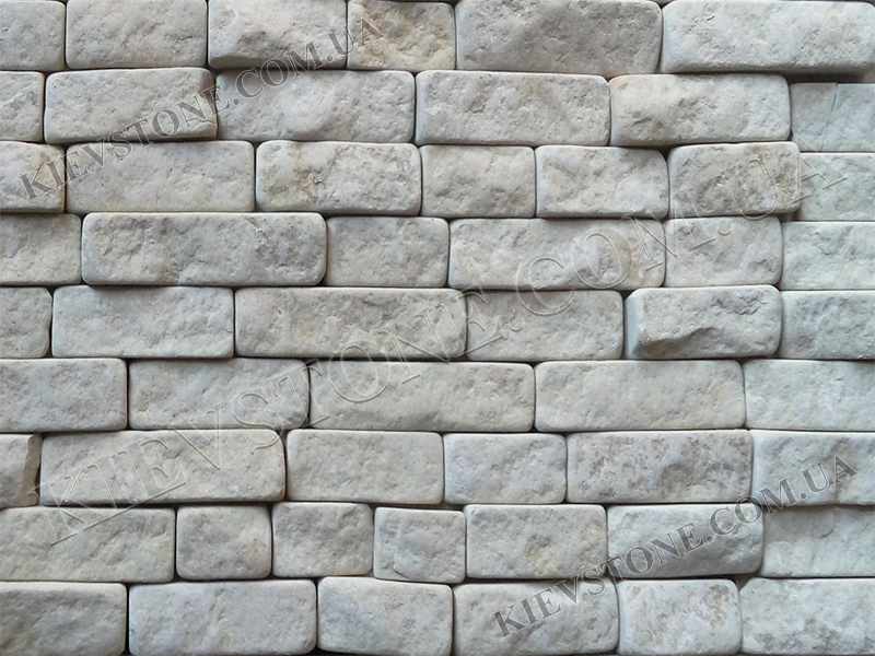 Sandstone grey-white 4xLx2cm KievStone