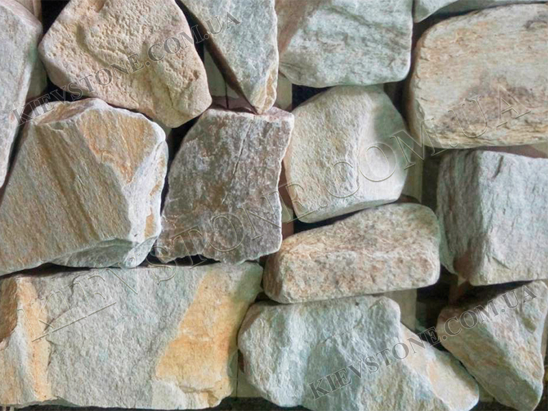 Slate ivory LxLx2-5сm KievStone