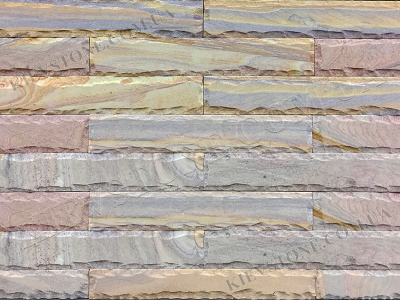 Sandstone Rainbow with split 5x30x1.5cm KievStone