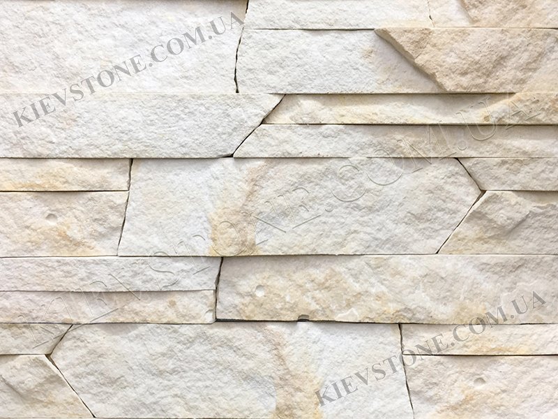 Sandstone white 3,6,9xLx2cm KievStone
