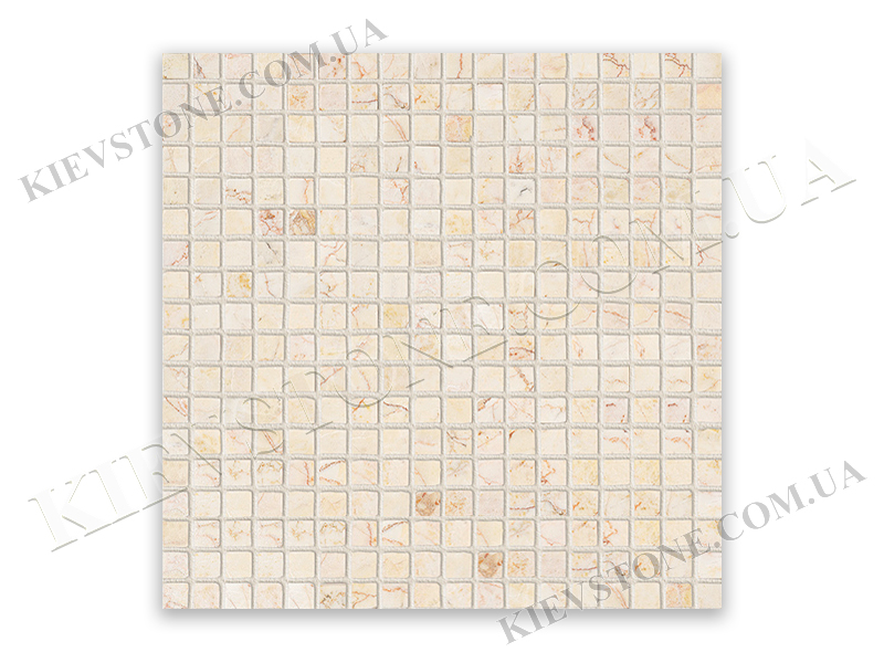 Marble mosaic Sunny Mix 1,5х1,5х0,6 сm tumbled KievStone